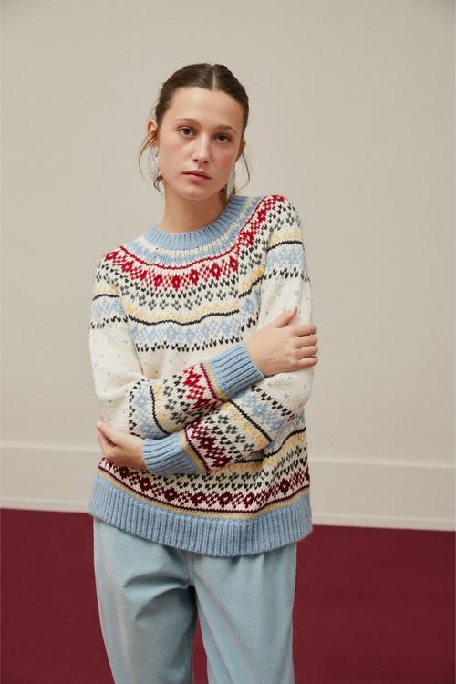  JAKARLI BİSİKLET YAKA TRİKO KAZAK