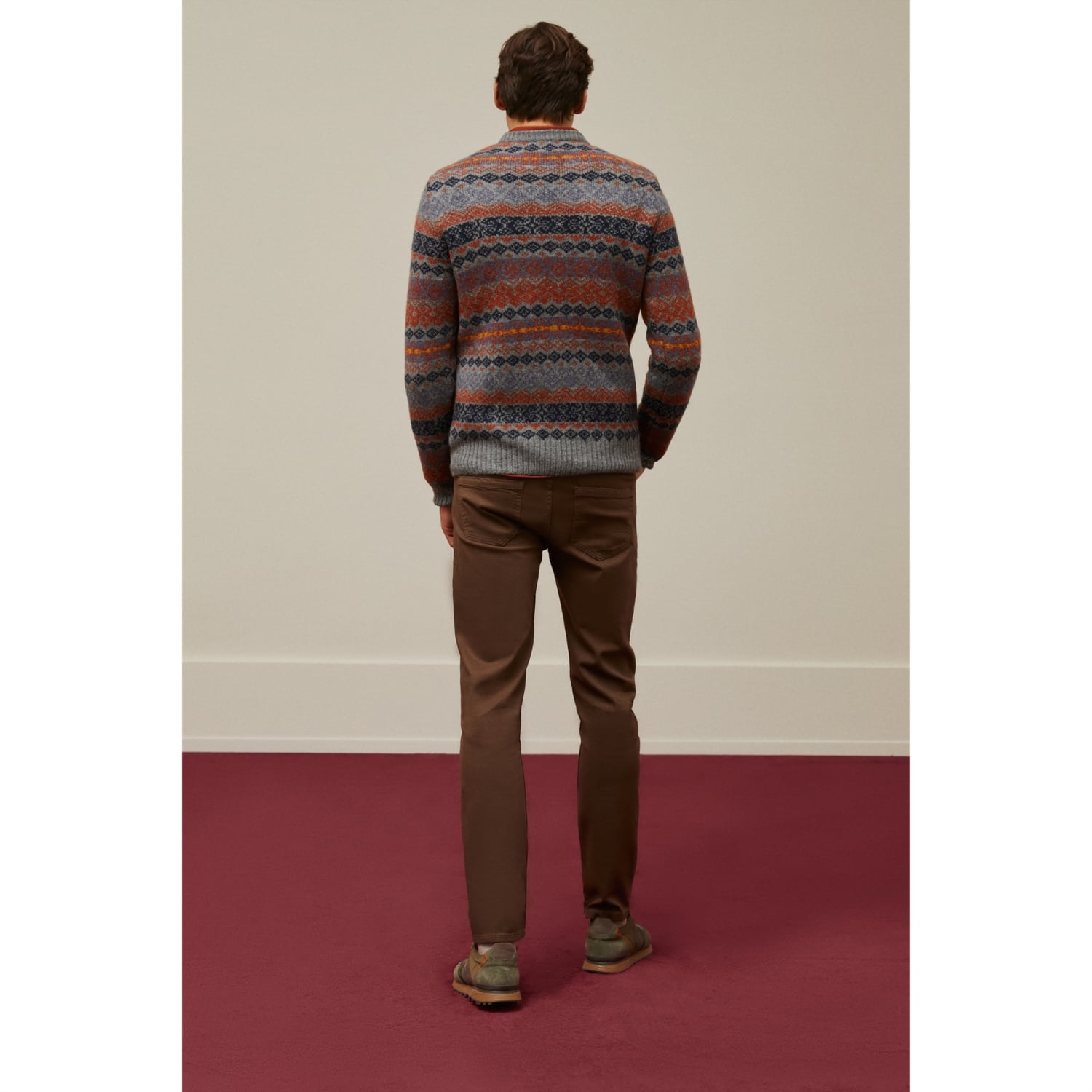 JAKARLI BİSİKLET YAKA TRİKO KAZAK