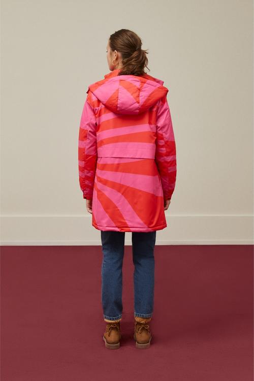  BASKILI KAPÜŞONLU MONT