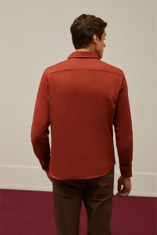  REGULAR FIT CEPLİ TWILL GÖMLEK