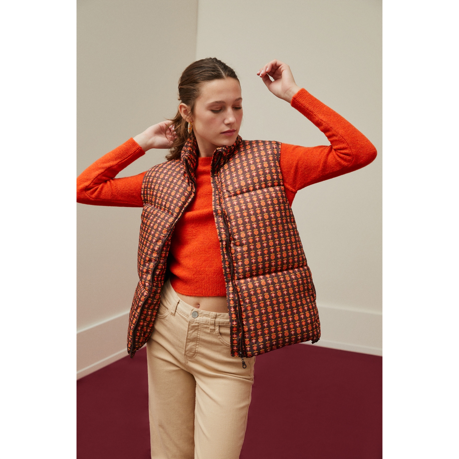 BASKILI ŞİŞME YELEK