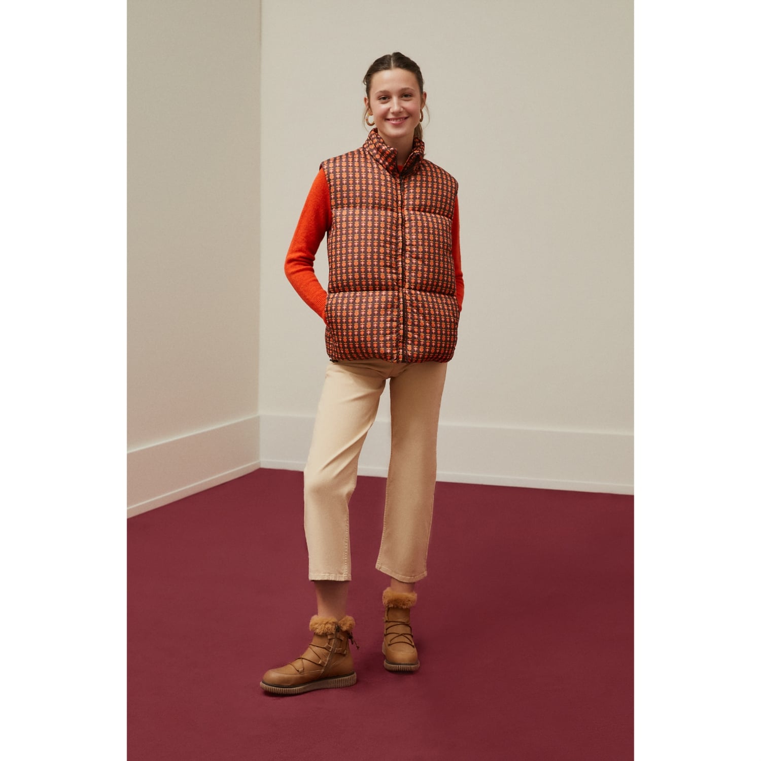 BASKILI ŞİŞME YELEK