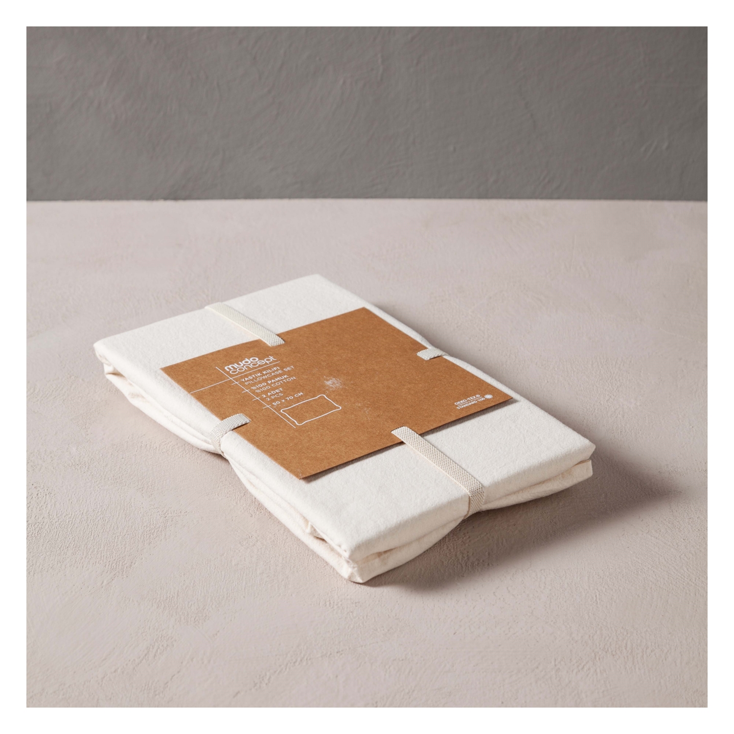 SOHO 2'Lİ YASTIK KILIFI EKRU 50X70