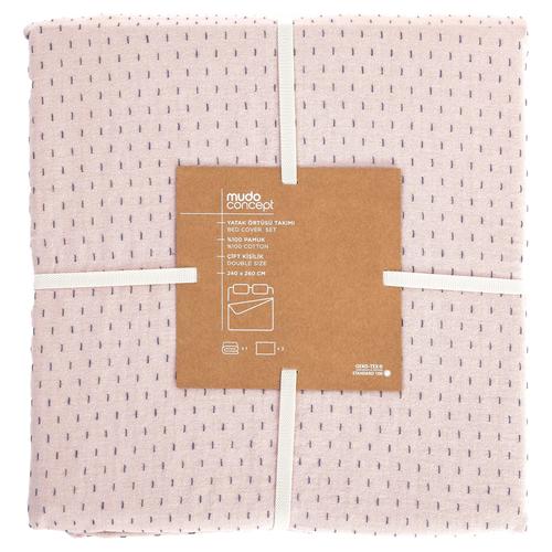  JORJA YATAK ÖRTÜSÜ TAKIMI ÇİFT KİŞİLİK GÜL KURUSU 240X260