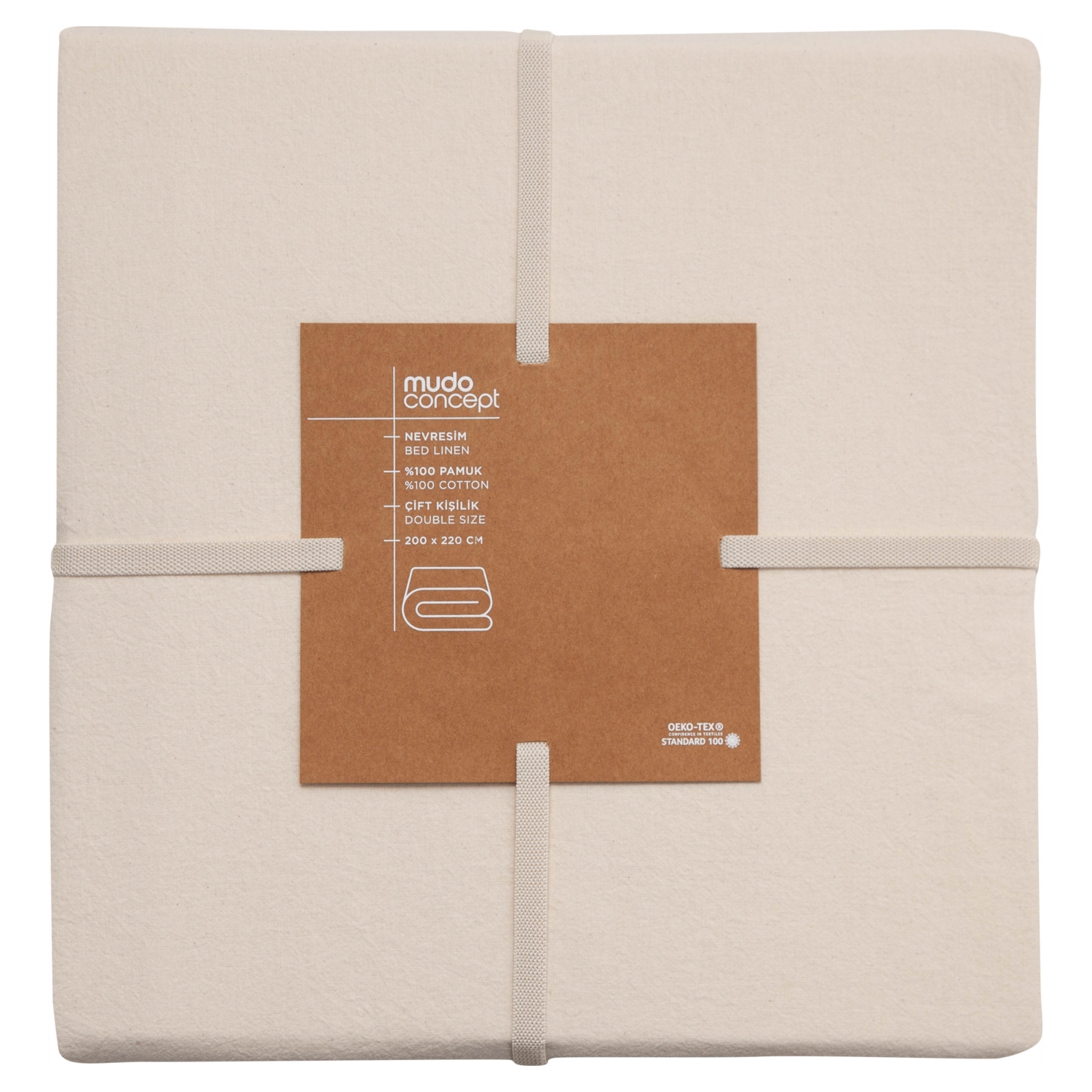 SOHO NEVRESİM ÇİFT KİŞİLİK EKRU 200X220