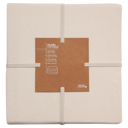  SOHO NEVRESİM ÇİFT KİŞİLİK EKRU 200X220