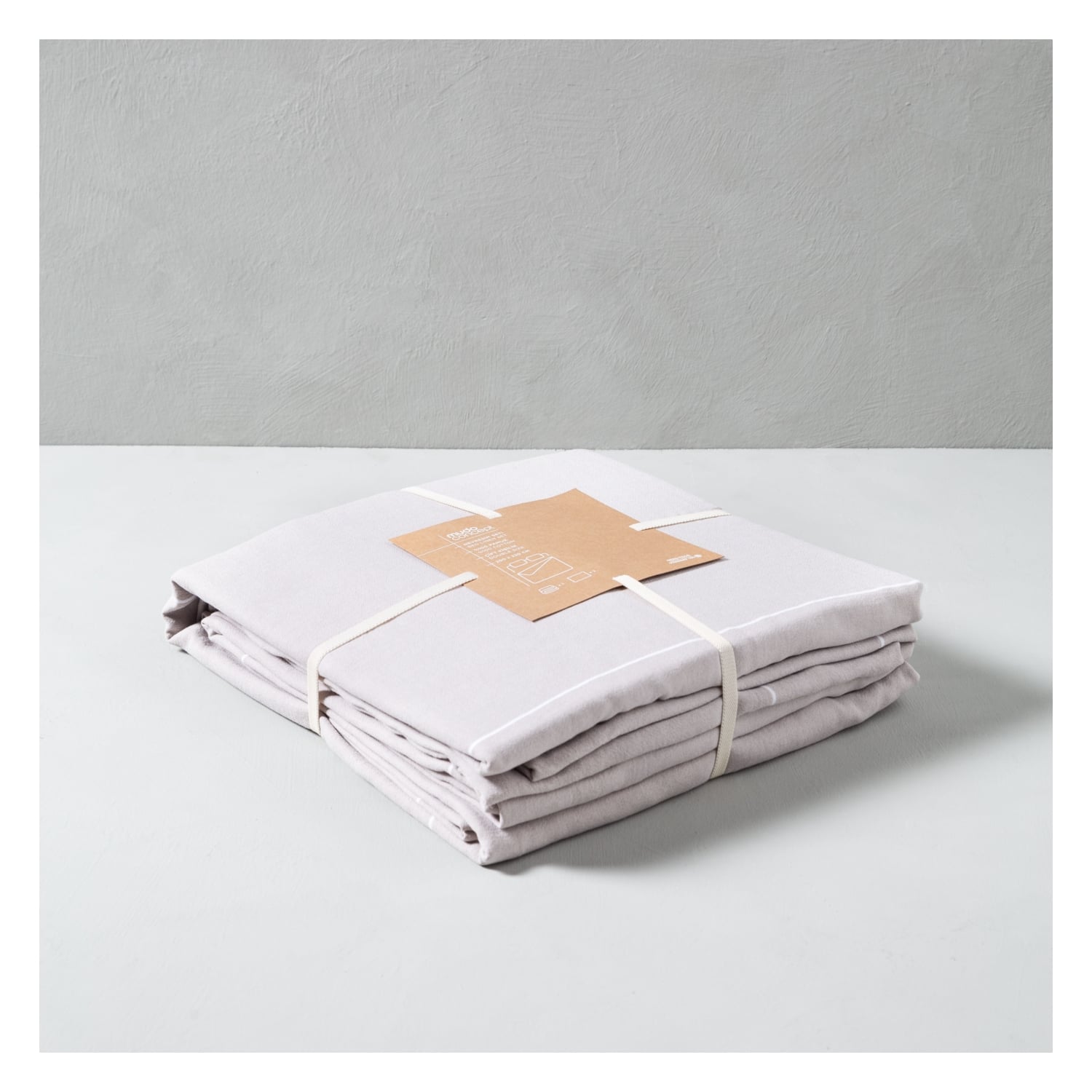 KADE NEVRESİM SETİ ÇİFT KİŞİLİK AÇIK GRİ 200X220