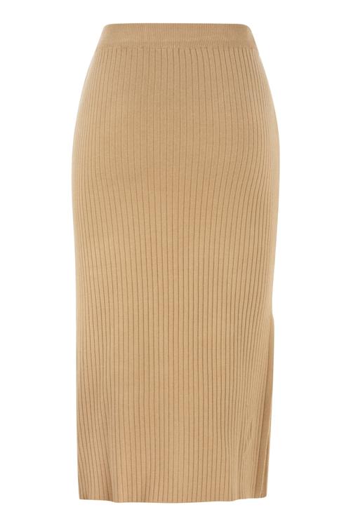  DAR KESİM MİDİ TRİKO ETEK