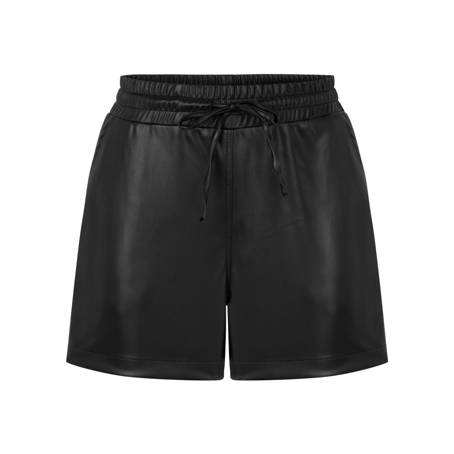 DERİ GÖRÜNÜMLÜ MİNİ ŞORT