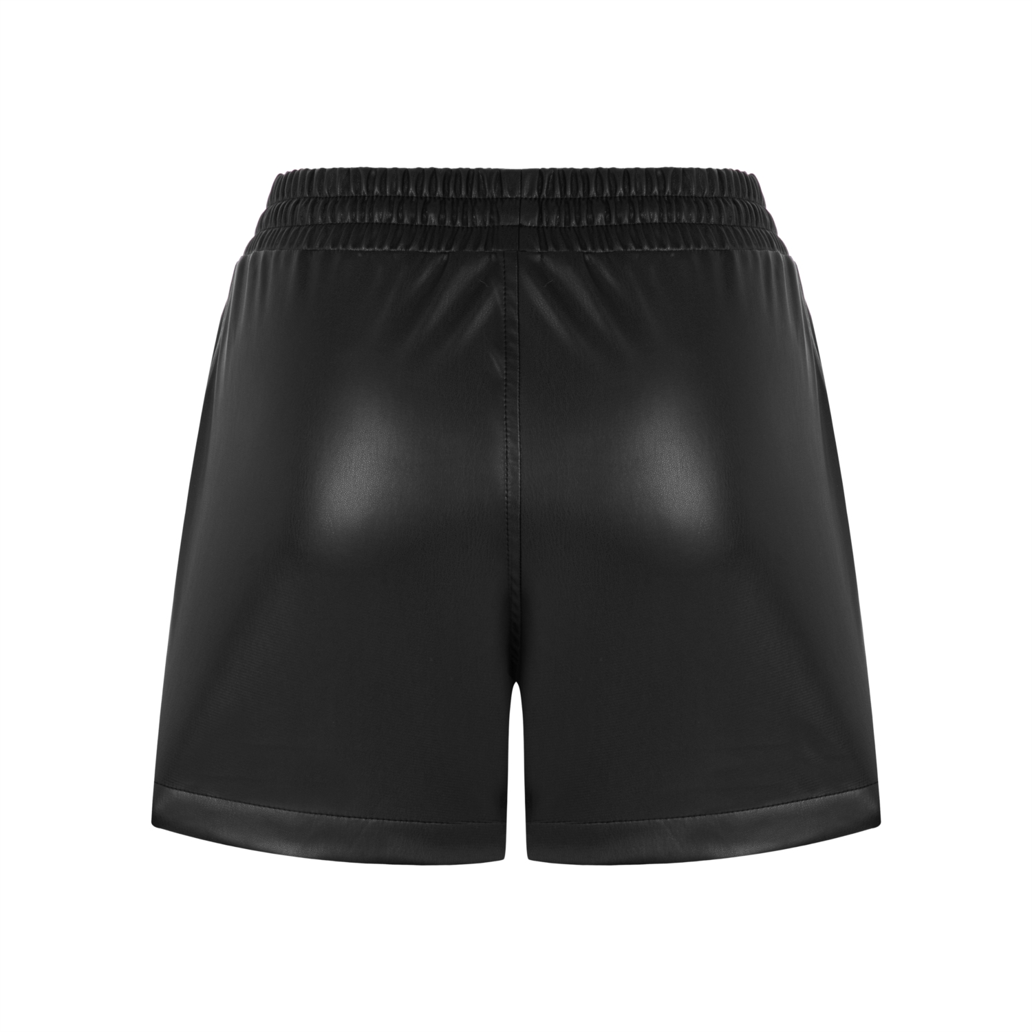 DERİ GÖRÜNÜMLÜ MİNİ ŞORT