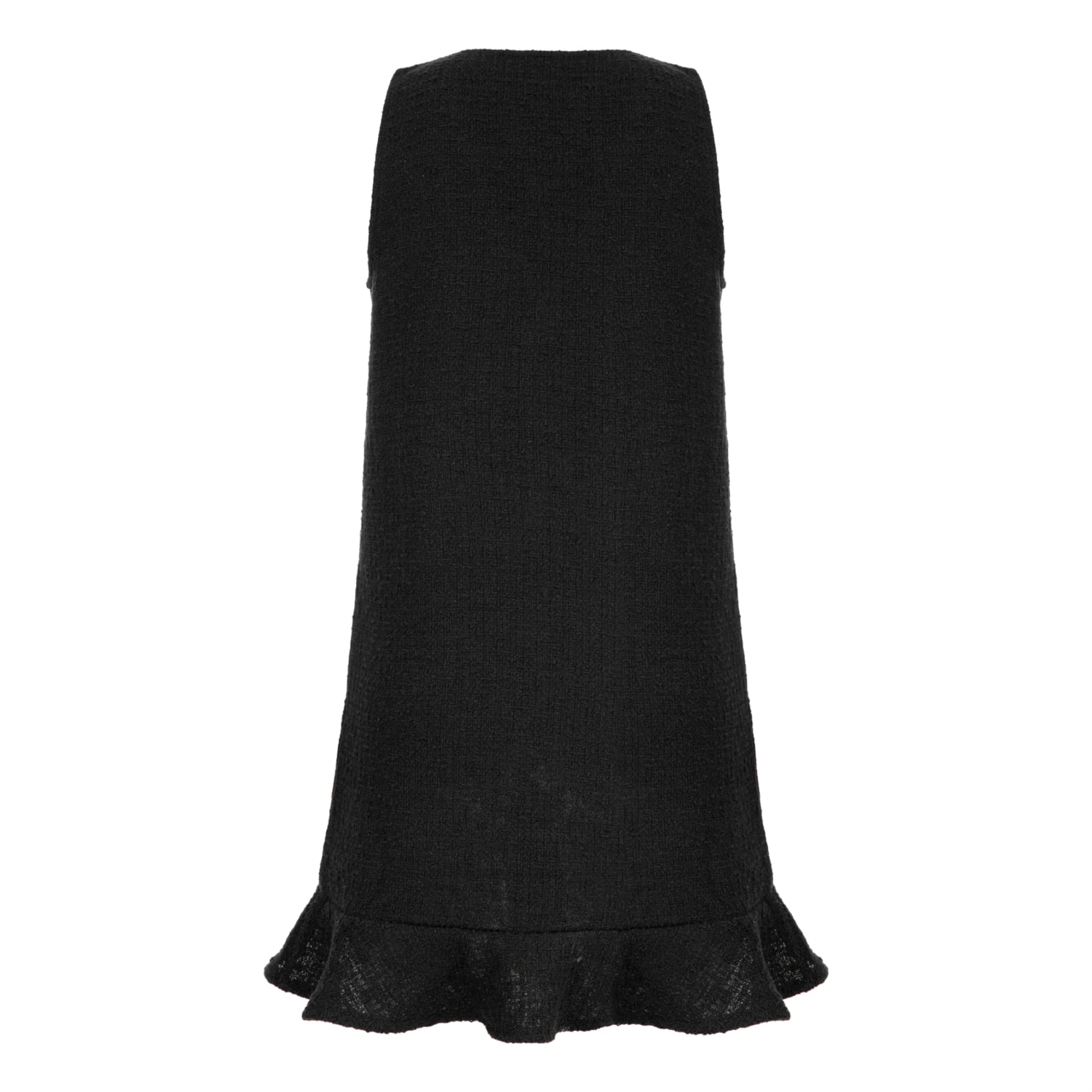 FIRFIRLI KOLSUZ A FORM MİNİ ELBİSE