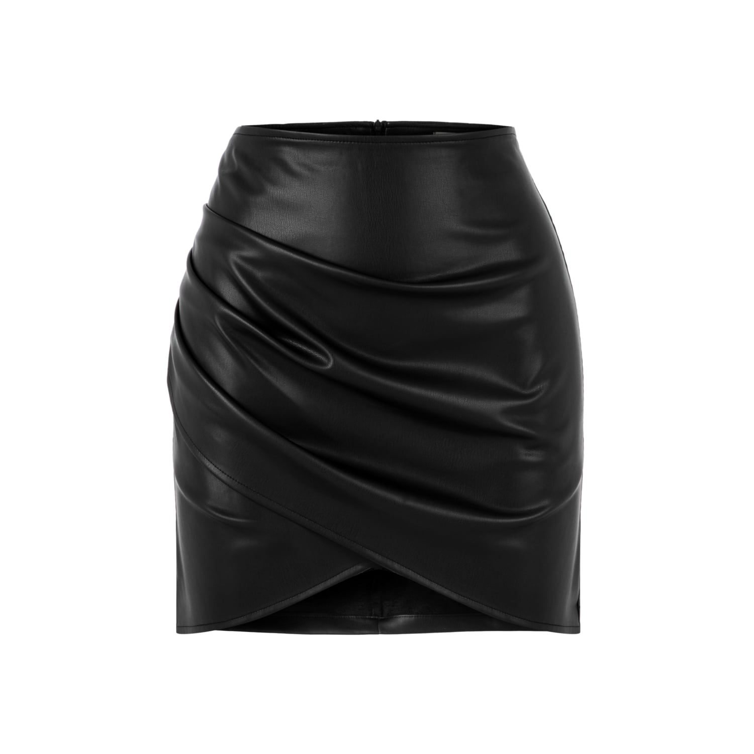 DERİ GÖRÜNÜMLÜ MİNİ ETEK