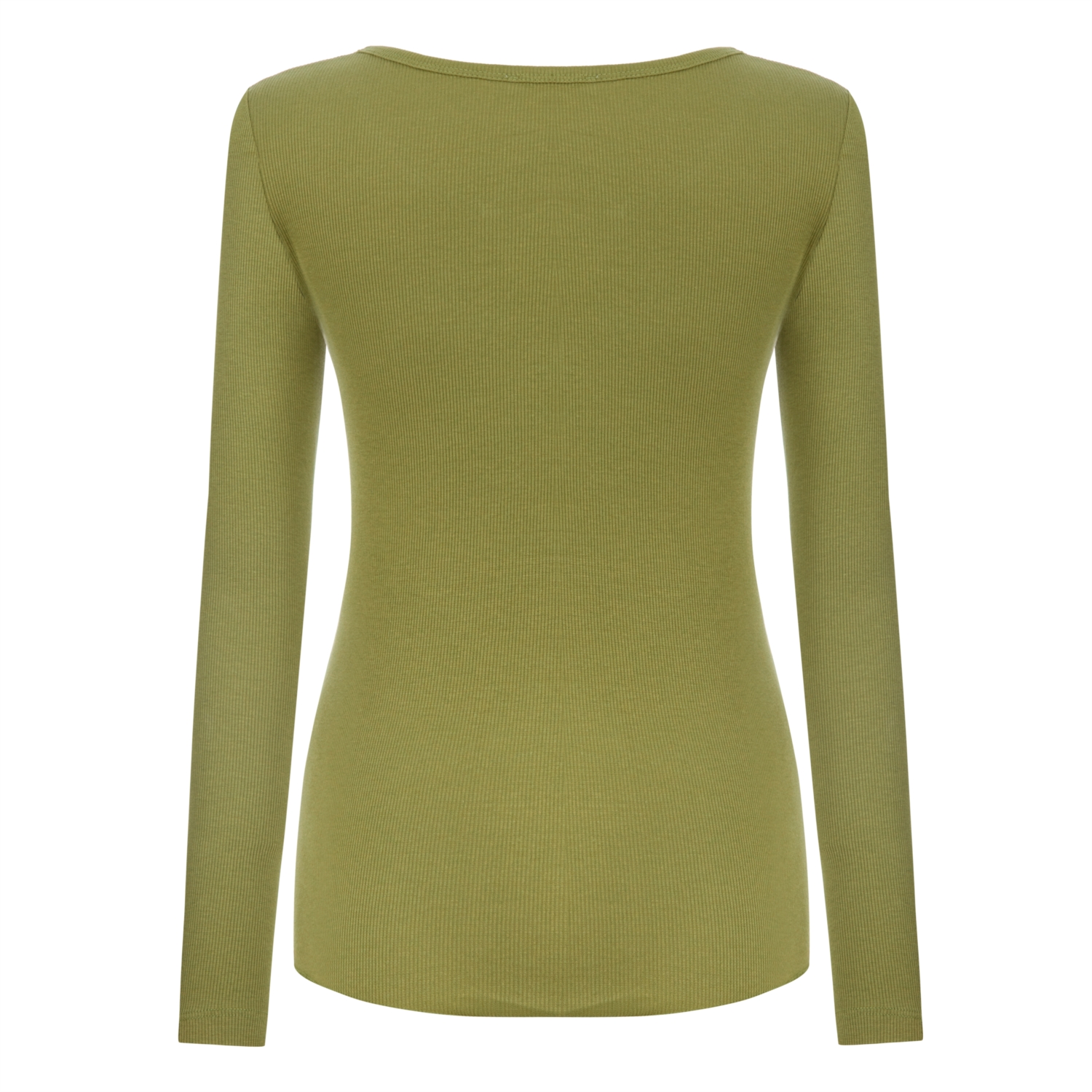 V YAKA UZUN KOLLU BASIC T-SHIRT