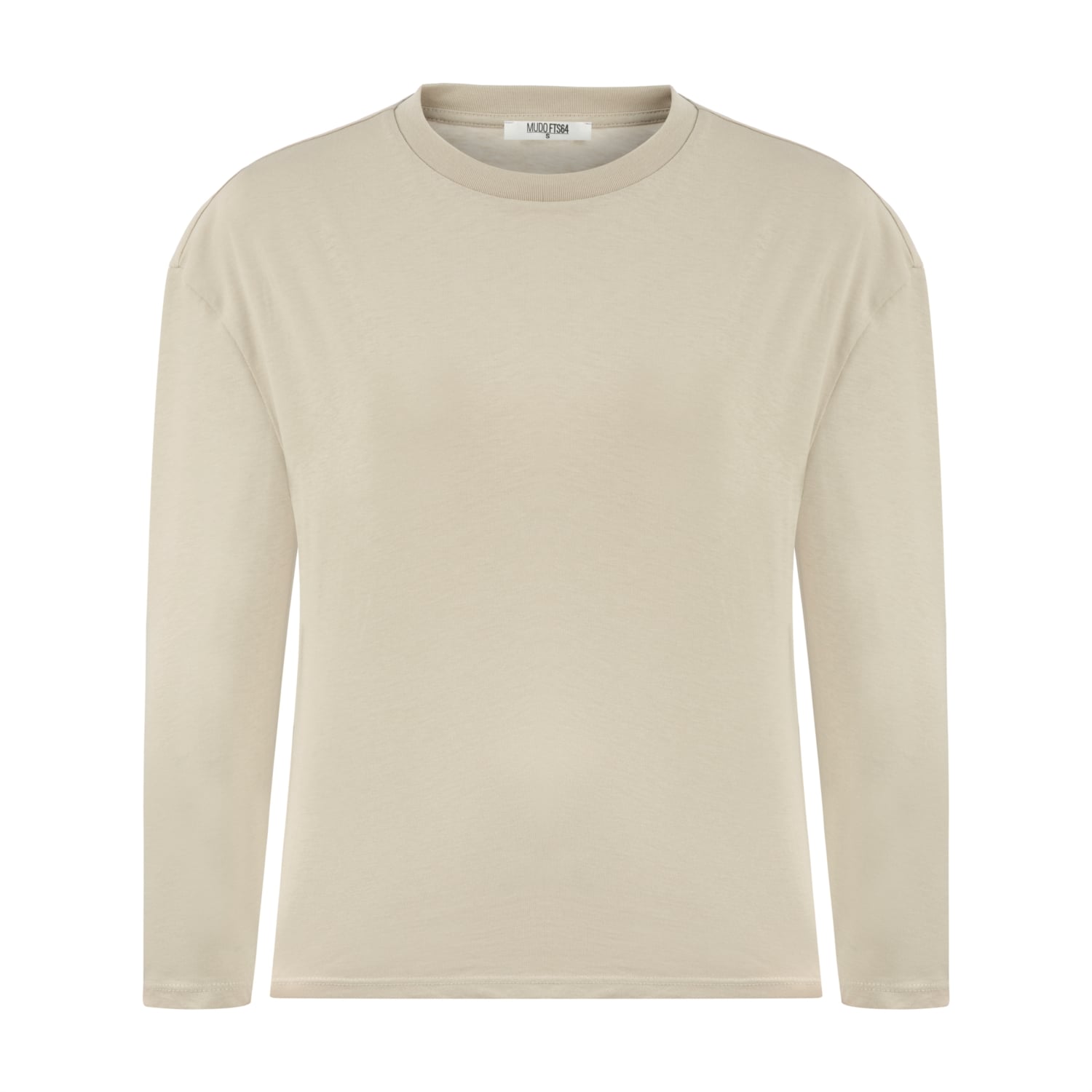 BİSİKLET YAKA UZUN KOLLU  BASIC T-SHIRT