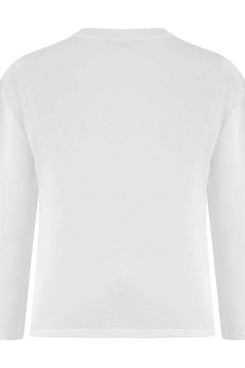  BİSİKLET YAKA UZUN KOLLU  BASIC T-SHIRT