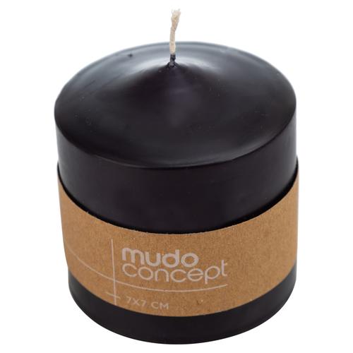  SÜTUN MUM SIYAH 7X7CM