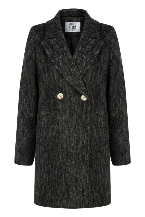  DÜĞMELİ KAŞE PALTO