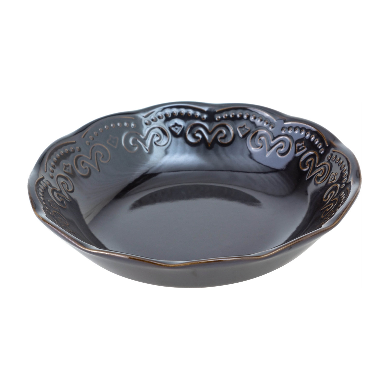 ALBERTA YEMEK TABAĞI 20CM METALLIC BRONZ