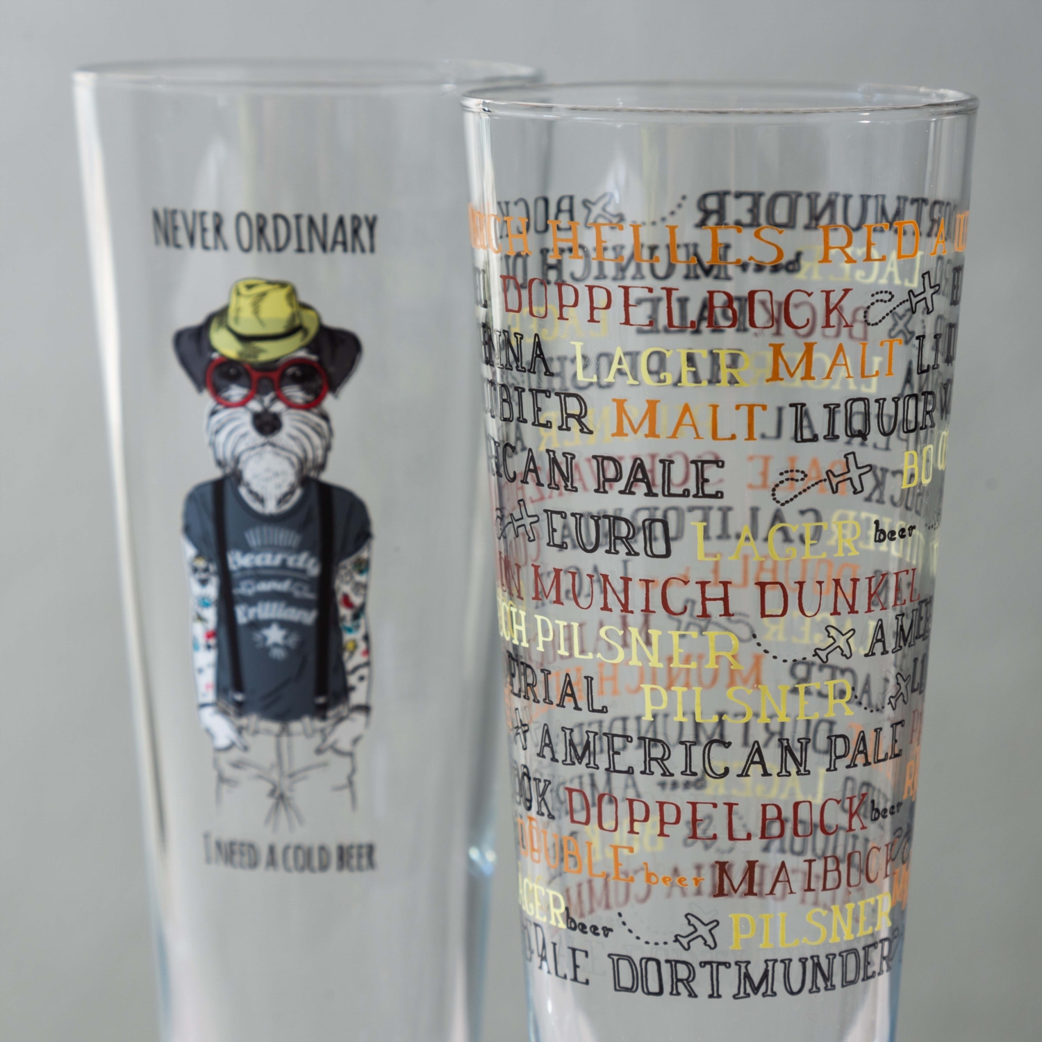 BONN BİRA BARDAĞI SETİ 2Lİ 340 ML