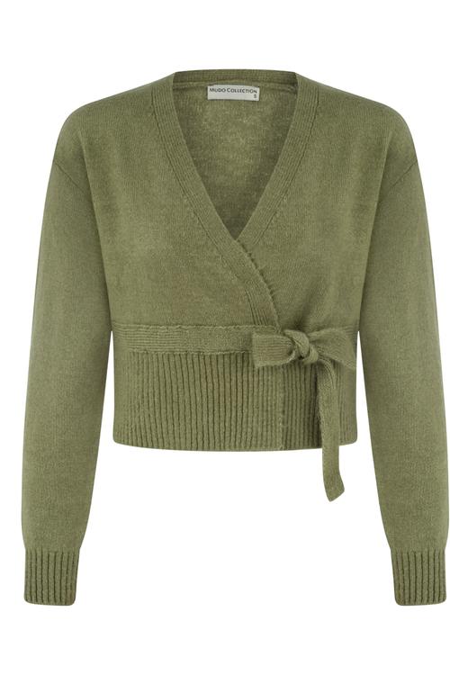  BAĞLAMA DETAYLI KRUVAZE TRİKO HIRKA