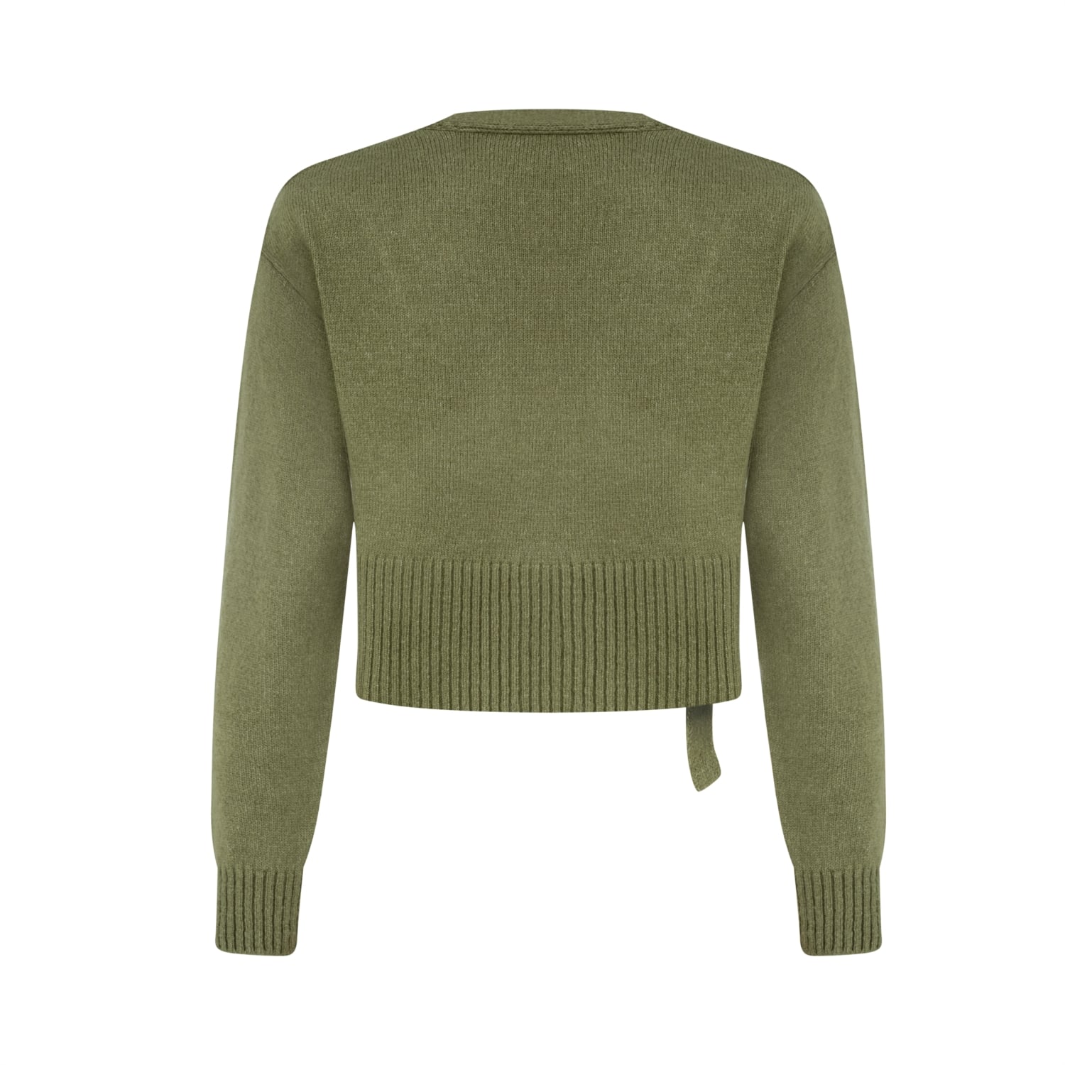 BAĞLAMA DETAYLI KRUVAZE TRİKO HIRKA