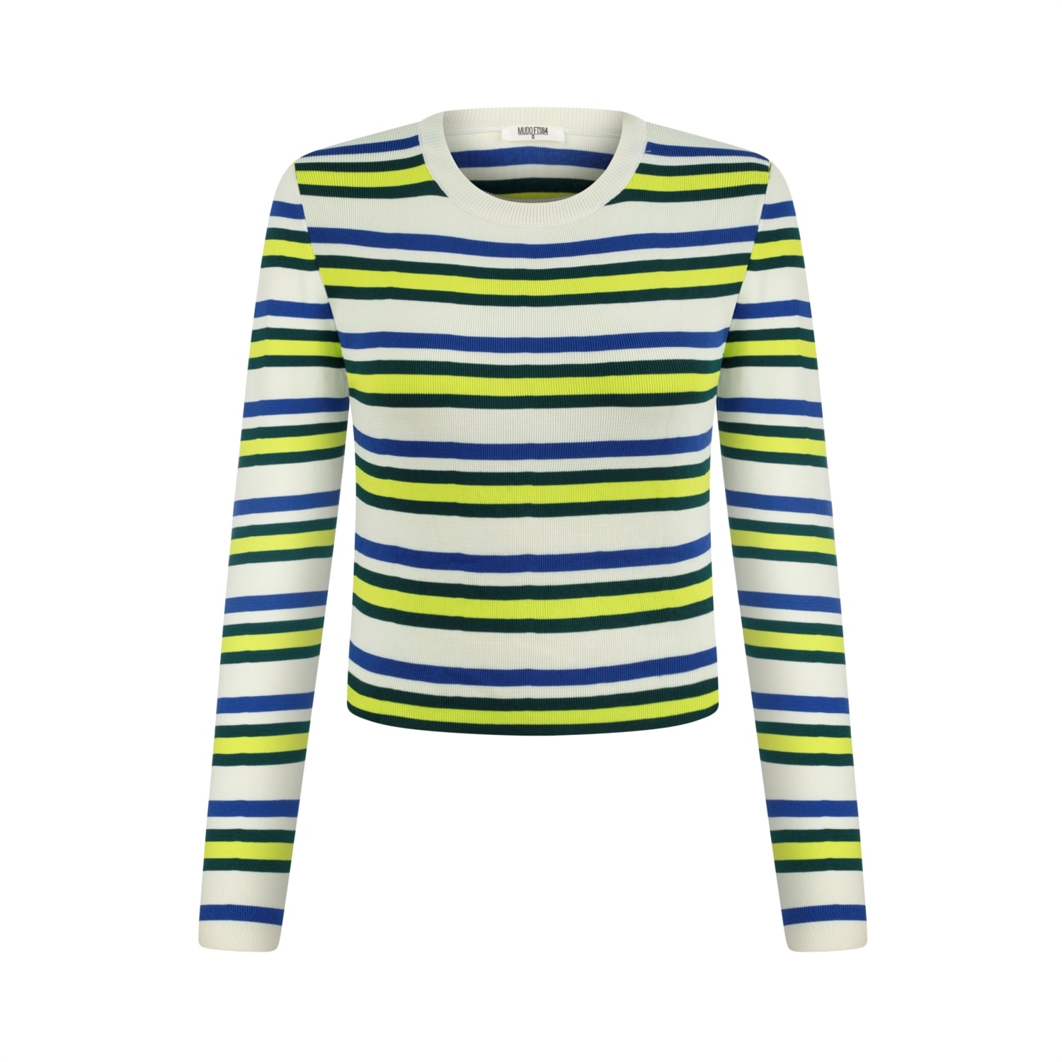 ÇİZGİLİ BİSİKLET YAKA KAZAK