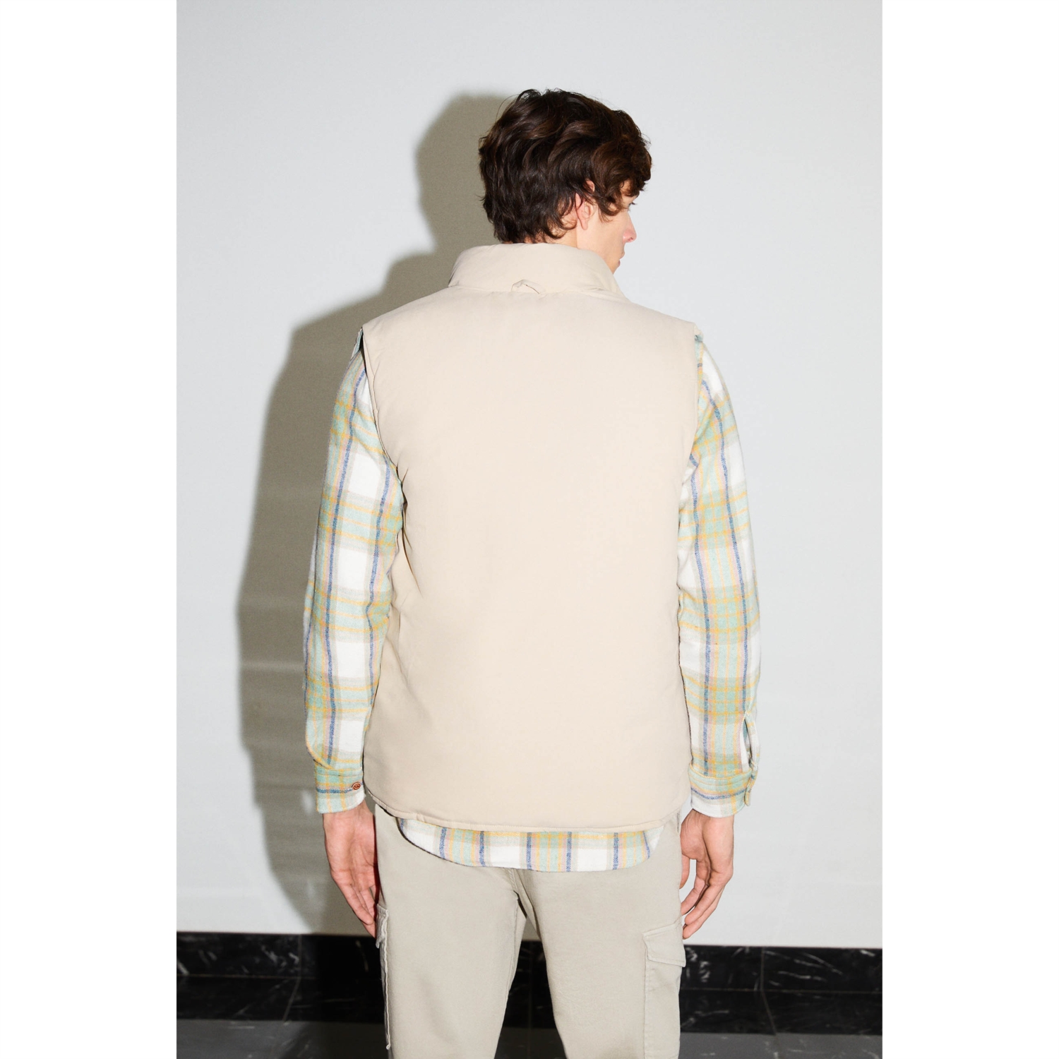 ÇİFT TARAFLI DİK YAKA ŞİŞME YELEK