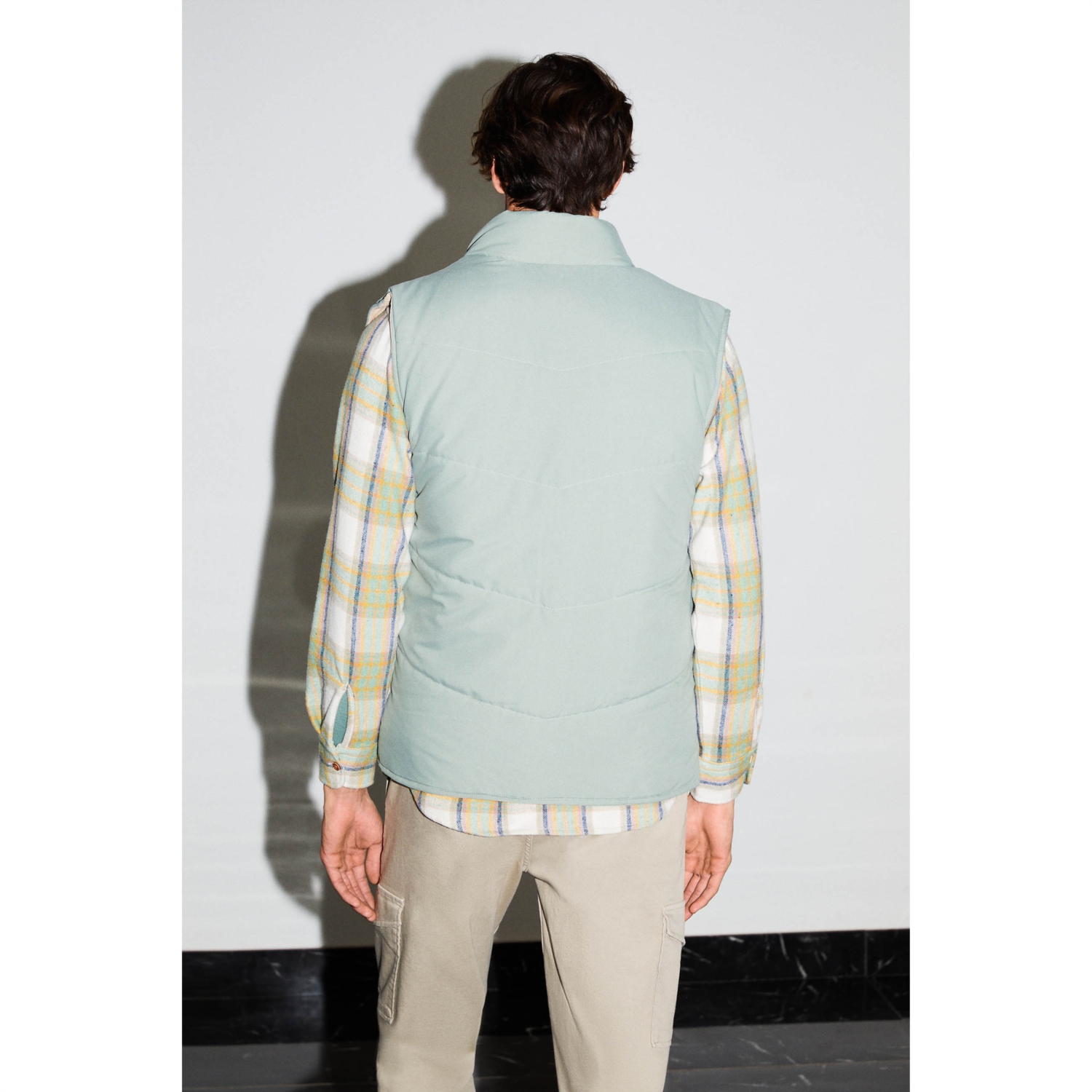 ÇİFT TARAFLI DİK YAKA ŞİŞME YELEK