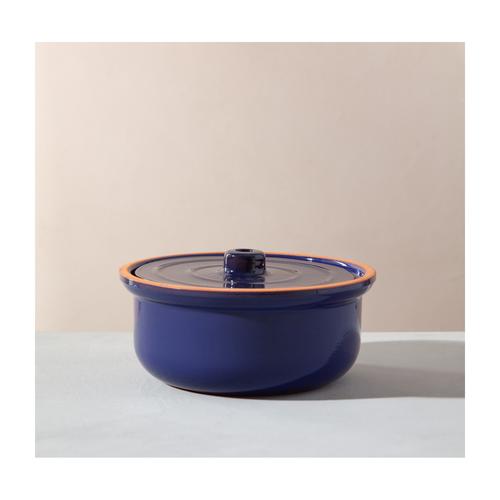  NATURAL BÜYÜK GÜVEÇ TENCERE 2,5L LACİVERT