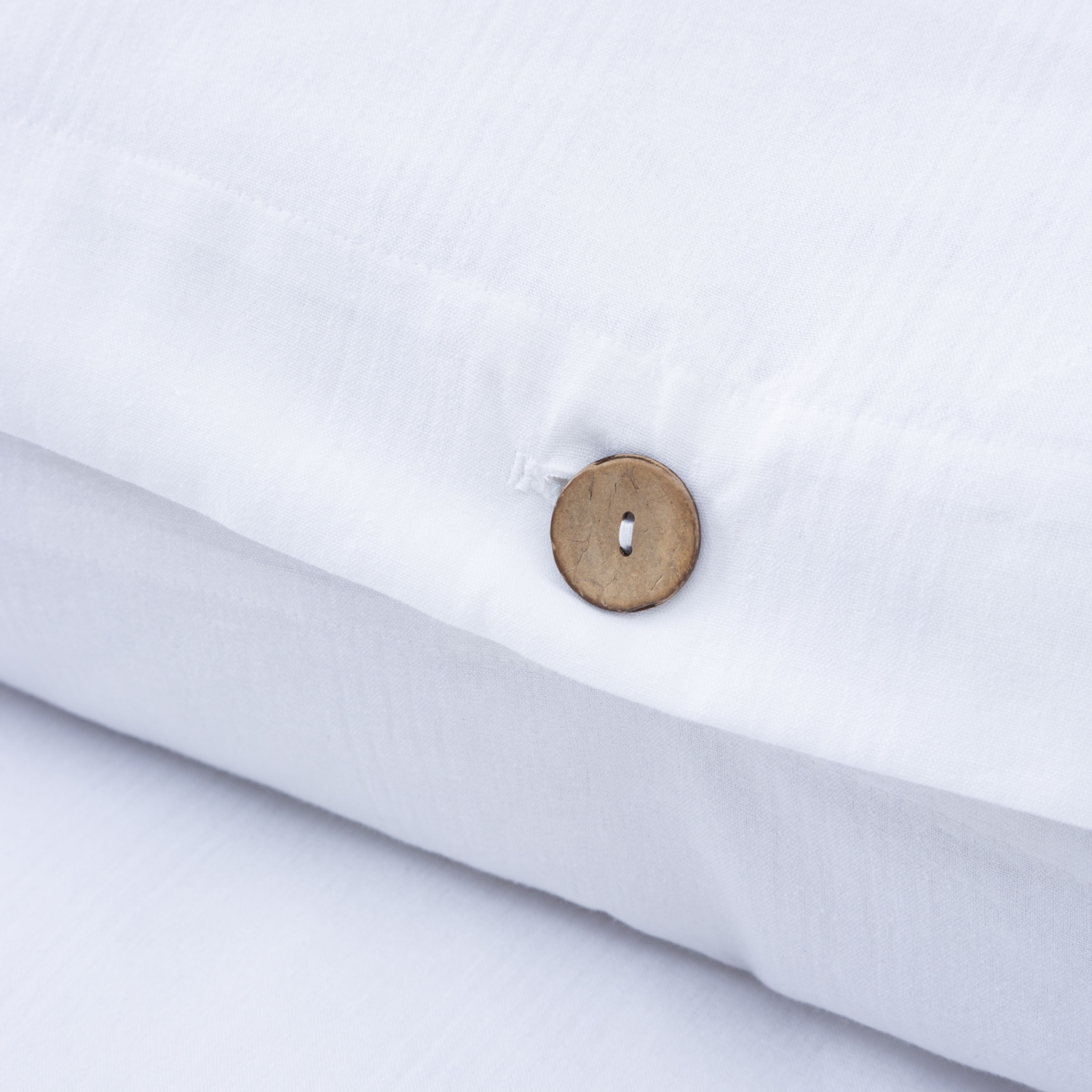 BRIE ÇİFT KİŞİLİK NEVRESİM TAKIMI BEYAZ 200X220