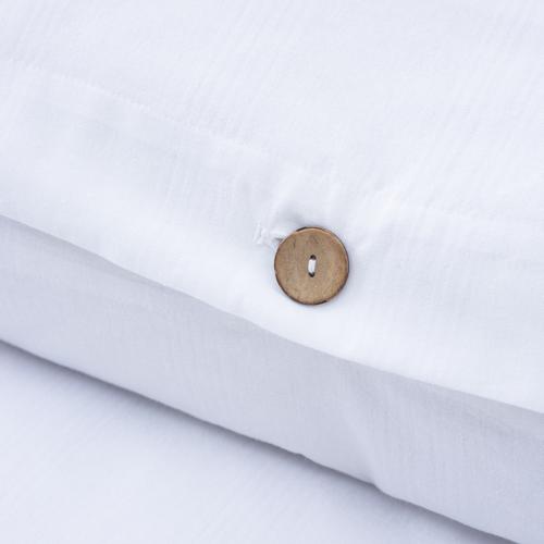  BRIE ÇİFT KİŞİLİK NEVRESİM TAKIMI BEYAZ 200X220