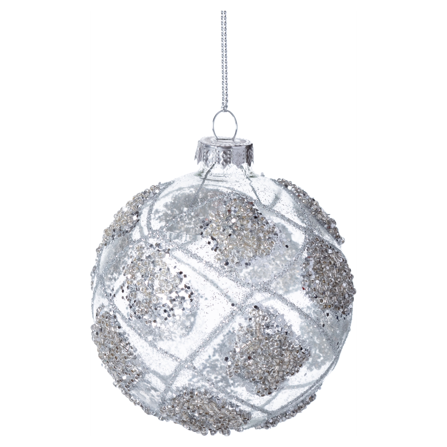 GLITTER AĞAÇ SÜSÜ 8CM