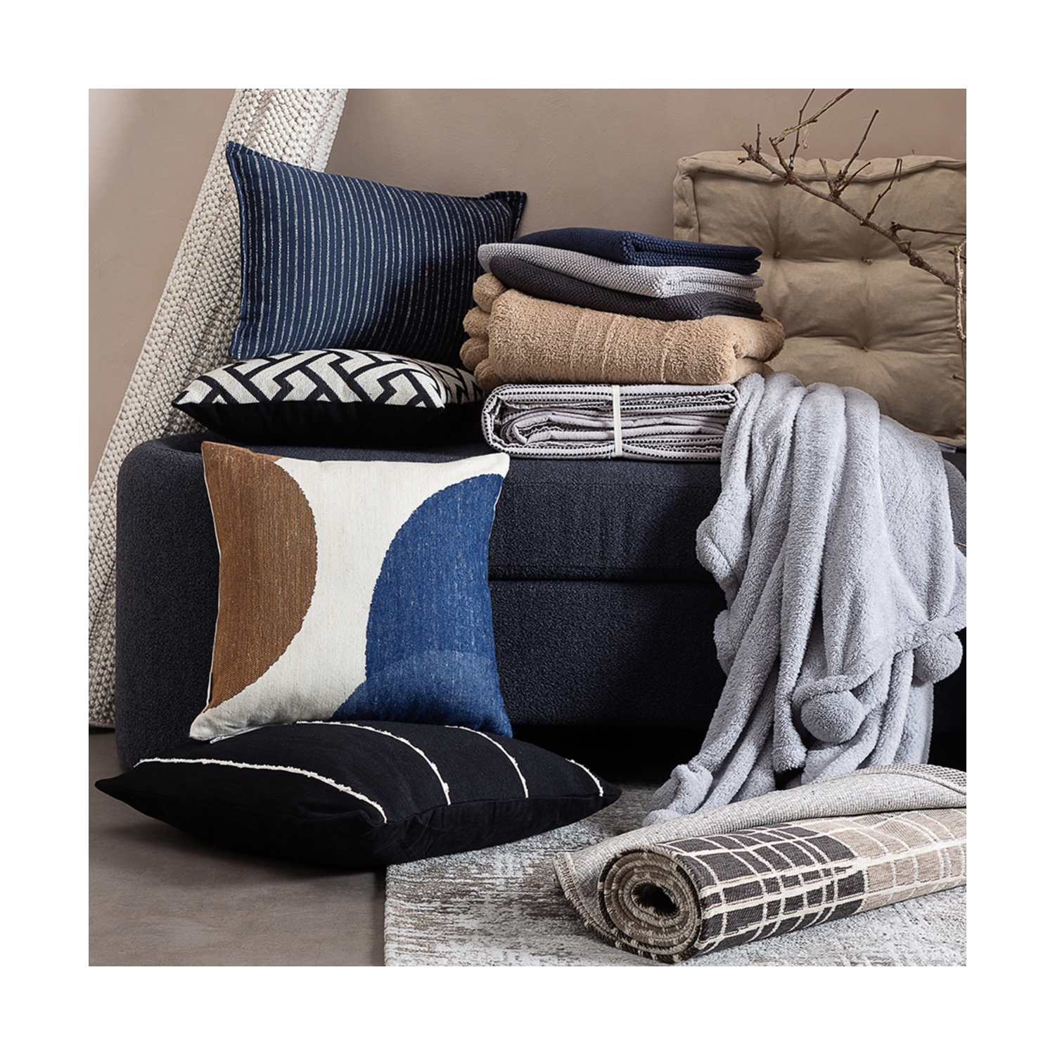 ALICE SKY KIRLENT LACİVERT 35X55CM