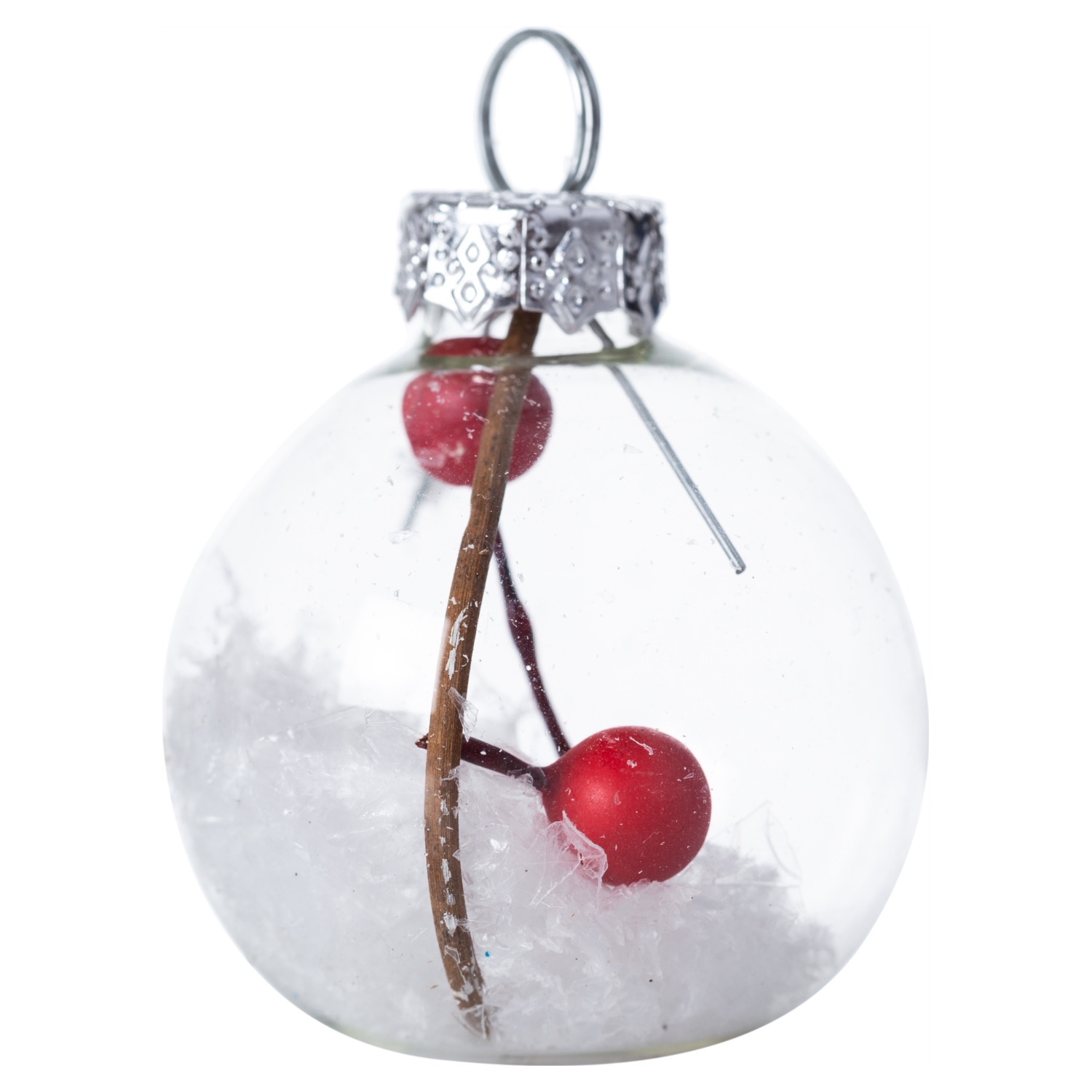 RED GRAINY 4'LÜ AĞAÇ SÜS SETİ 4CM