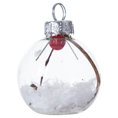  RED GRAINY 4'LÜ AĞAÇ SÜS SETİ 4CM