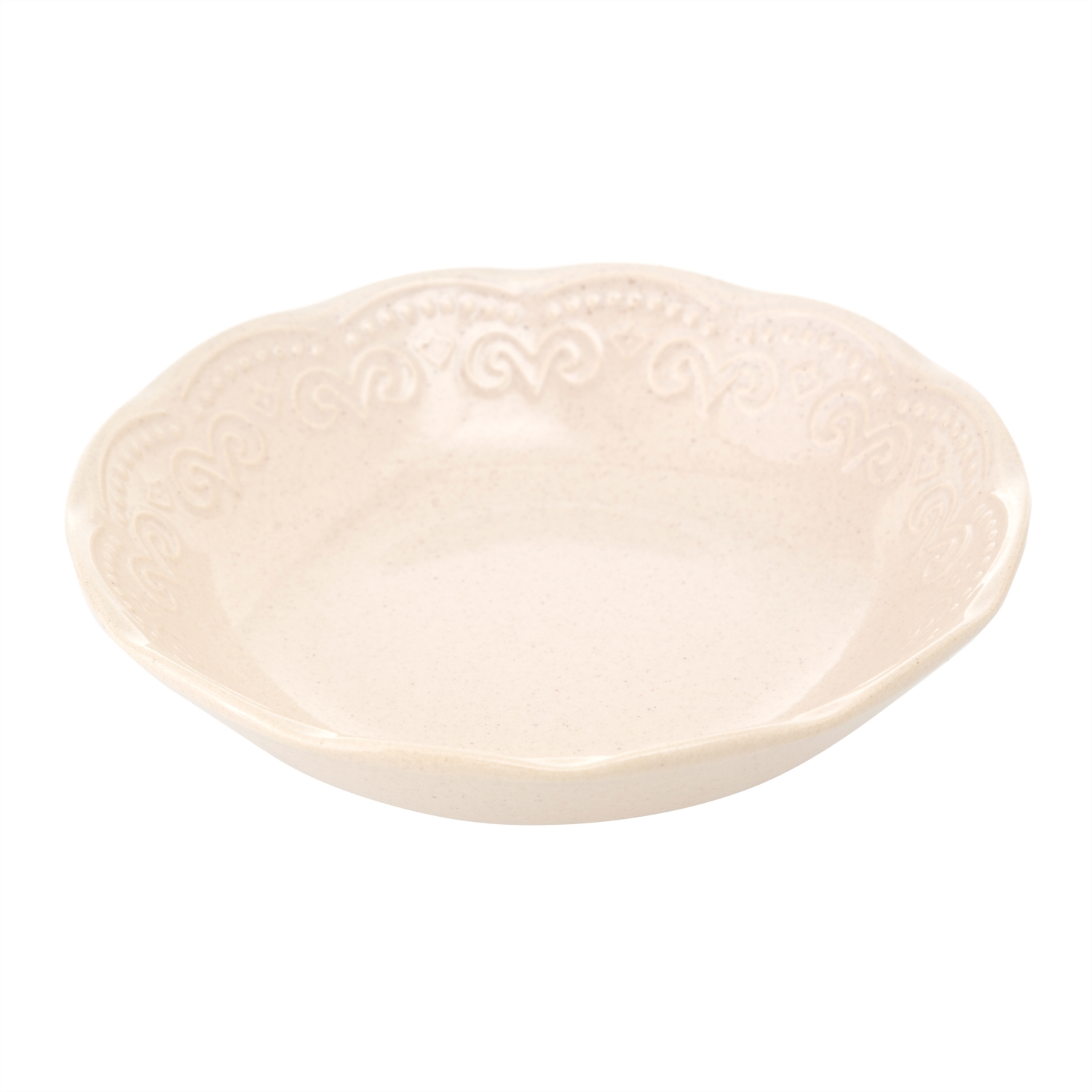 ALBERTA YEMEK TABAĞI 20 CM  - KREM