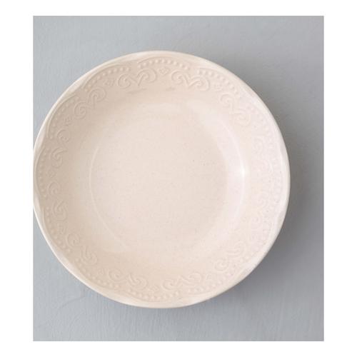  ALBERTA YEMEK TABAĞI 20 CM  - KREM