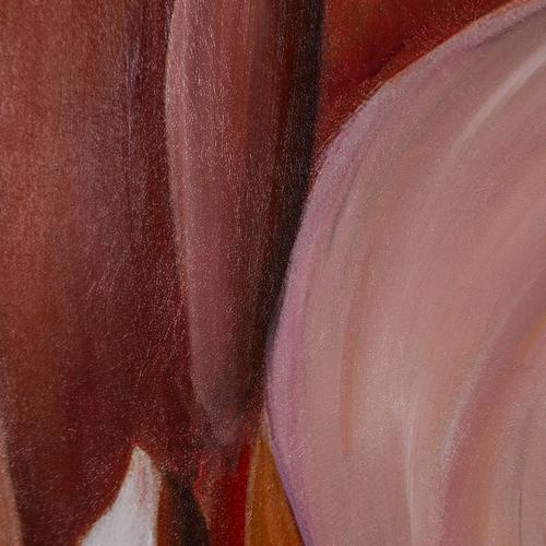 DAYLILY ÇERÇEVELİ YAĞLIBOYA TABLO 100X100CM