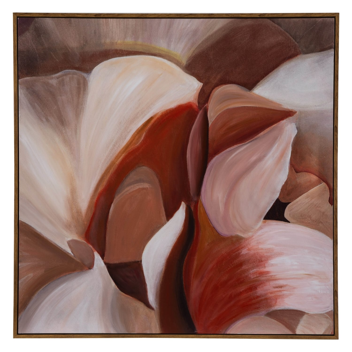 DAYLILY ÇERÇEVELİ YAĞLIBOYA TABLO 100X100CM