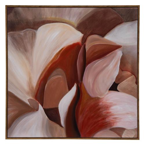 DAYLILY ÇERÇEVELİ YAĞLIBOYA TABLO 100X100CM