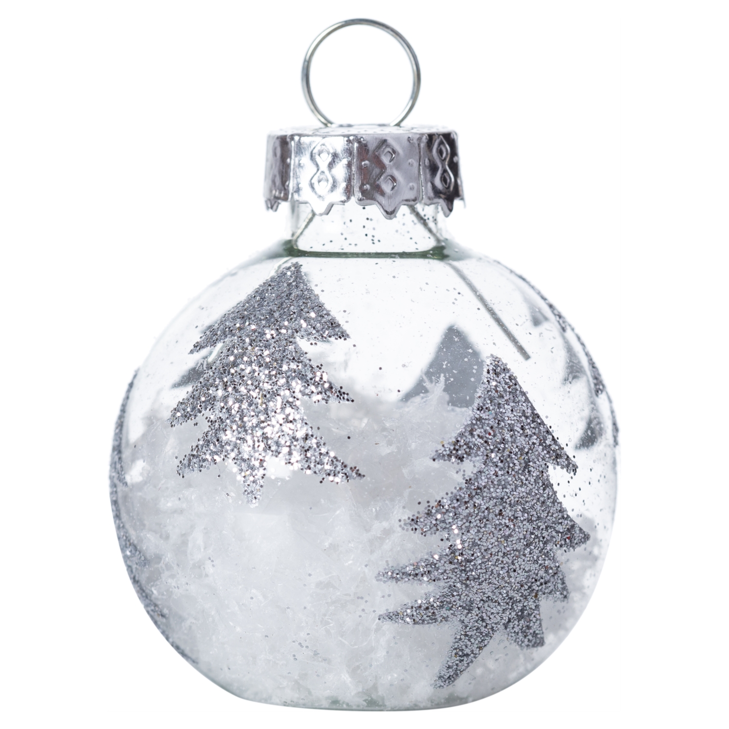 SILVERY 6'LI AĞAÇ SÜS SETI 4CM