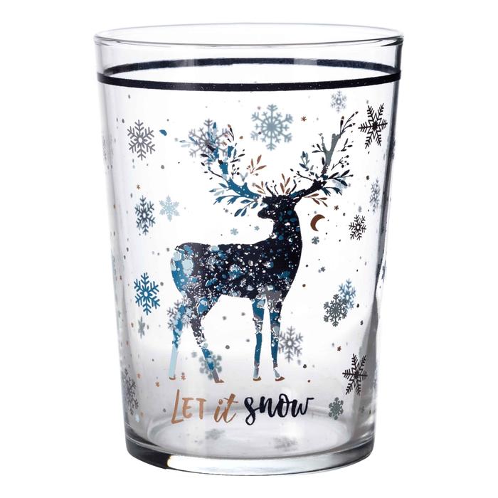 LET IT SNOW MEŞRUBAT BARDAĞI-MAVİ