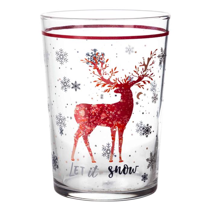 LET IT SNOW MEŞRUBAT BARDAĞI -KIRMIZI