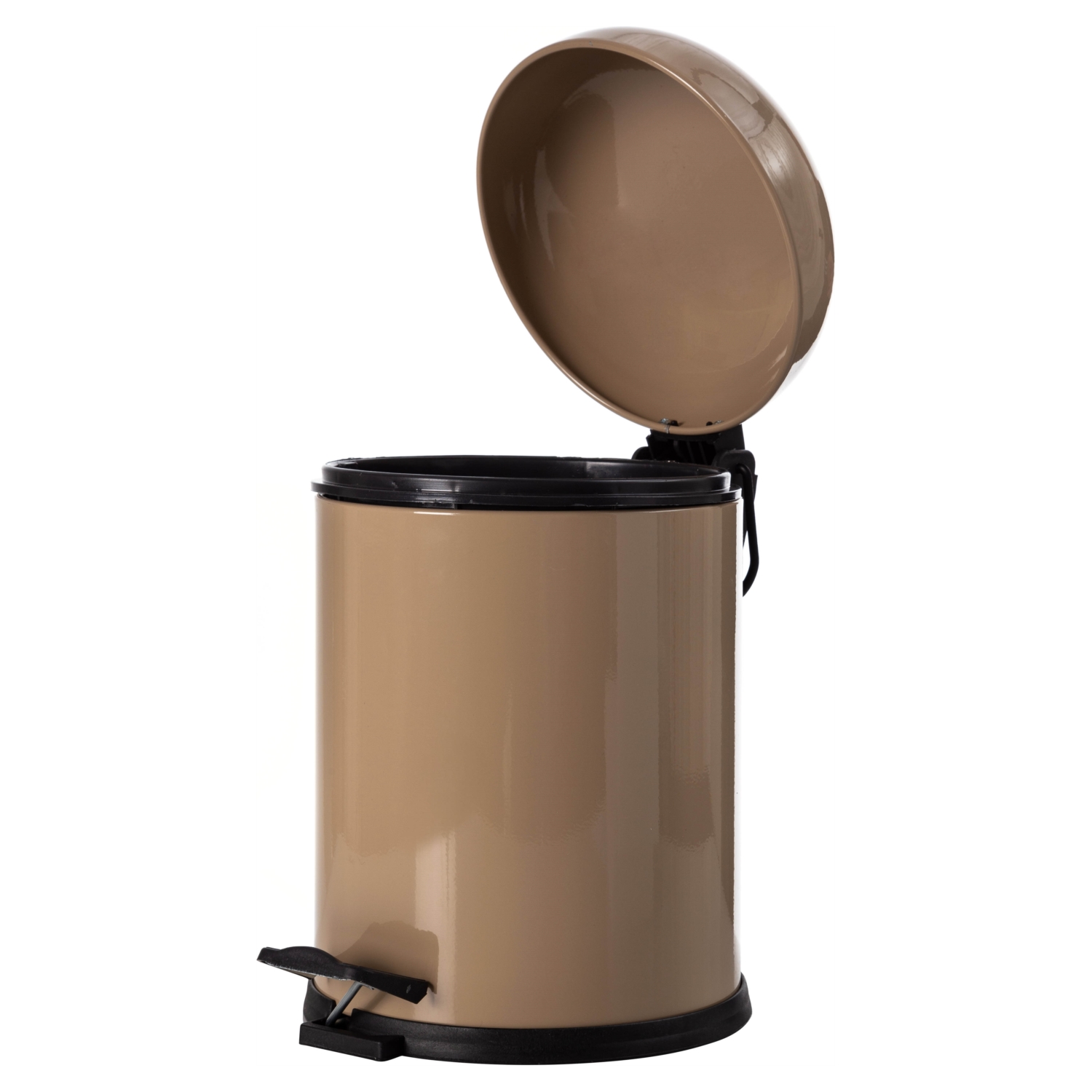 5 LT PEDALLI BON KAPAK ÇÖP KOVASI AÇIK KAHVE