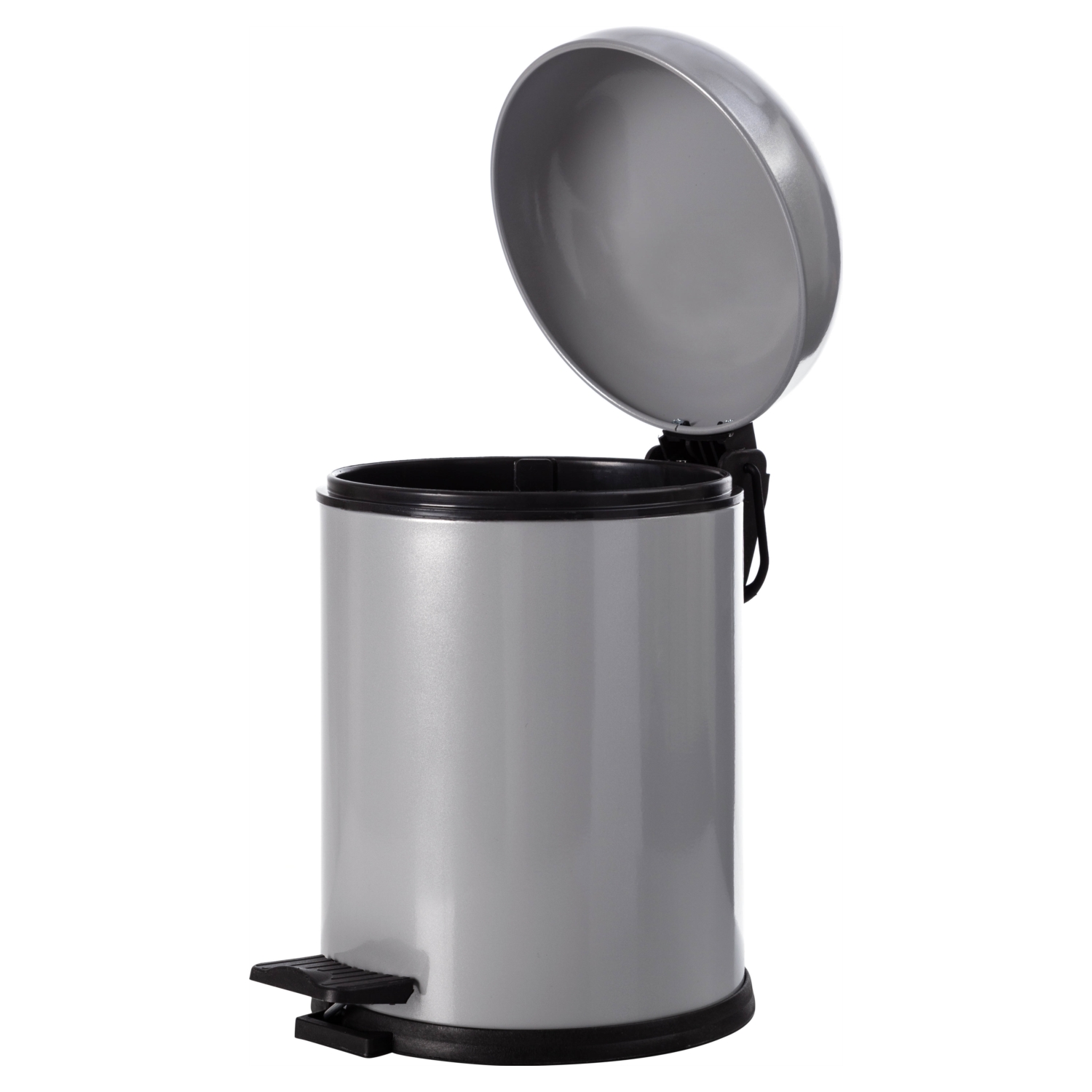 5 LT PEDALLI BON KAPAK ÇÖP KOVASI GRİ