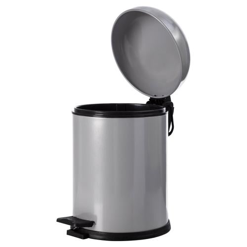  5 LT PEDALLI BON KAPAK ÇÖP KOVASI GRİ