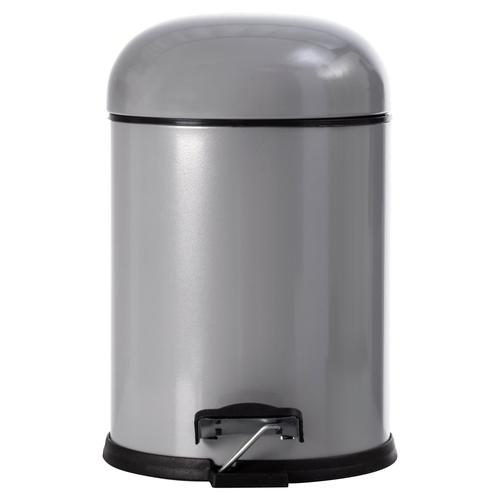  5 LT PEDALLI BON KAPAK ÇÖP KOVASI GRİ