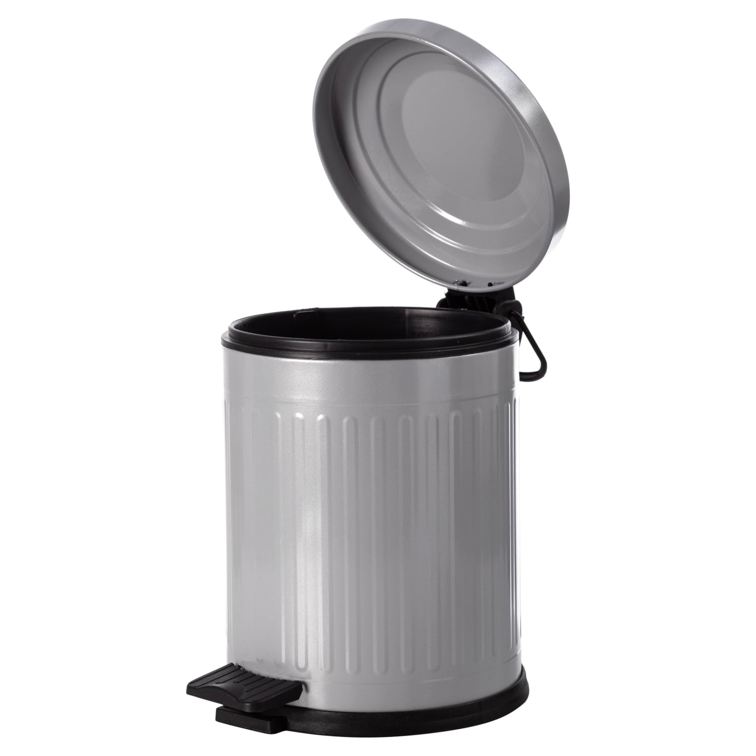 5LT PEDALLI VINTAGE ÇÖP KOVASI GRİ