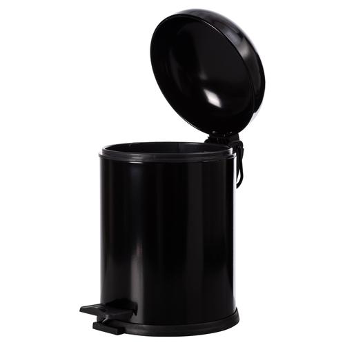  5 LT PEDALLI BON KAPAK ÇÖP KOVASI SİYAH