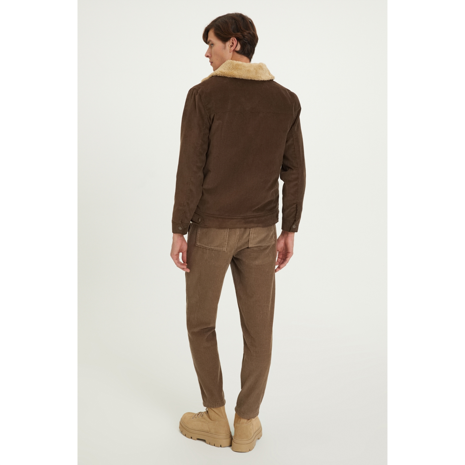 KADİFE DOKULU TRUCKER CEKET